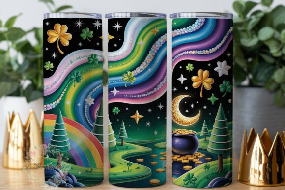 Celestial Clovers 20oz Tumbler Wrap: A Designer’s Review for Local Branding