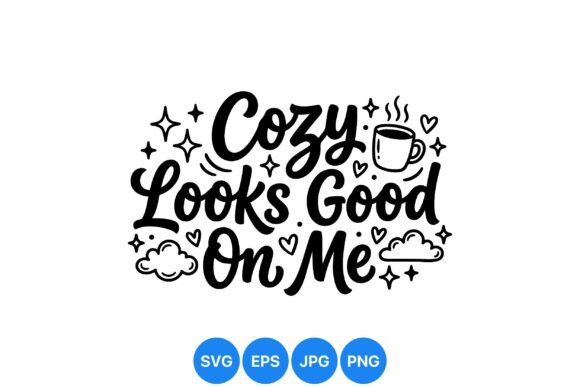 Cozy Hand Lettered SVG Design: Graphics & Illustrations Review