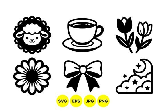 Cute Kawaii Icon SVG Pack: Graphics and Illustrations Review