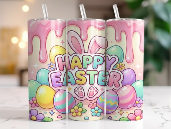 Cute Pastel Easter Tumbler Wrap Graphics Review