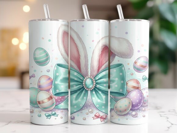 Easter Coquette Bow Tumbler Wrap: Graphics & Branding Review