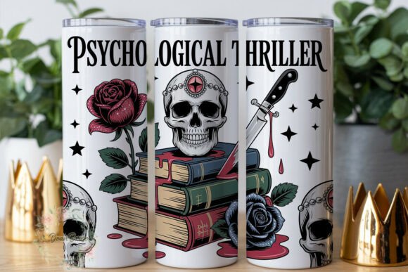 Gothic Skull Thriller Tumbler Wrap Graphics Review