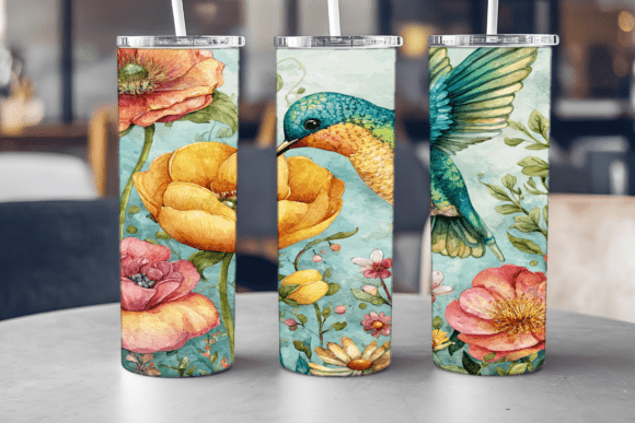 Hummingbird Flower Garden Tumbler: Graphics & Wraps Review