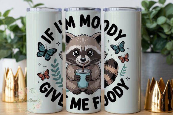 Raccoon with Drink Tumbler Wrap Graphics & Wraps