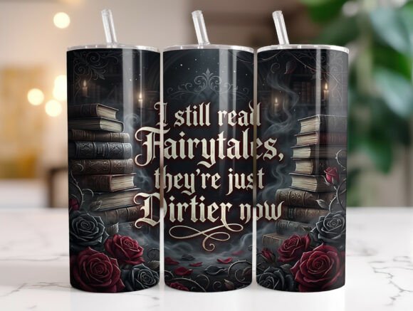 Spicy Book Lover Quote 20oz Tumbler Wrap
