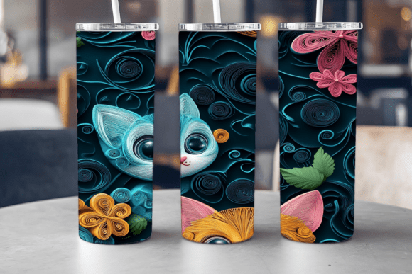 Sweet Cat Faces Tumbler: Whimsical Tumbler Wrap Graphics Review