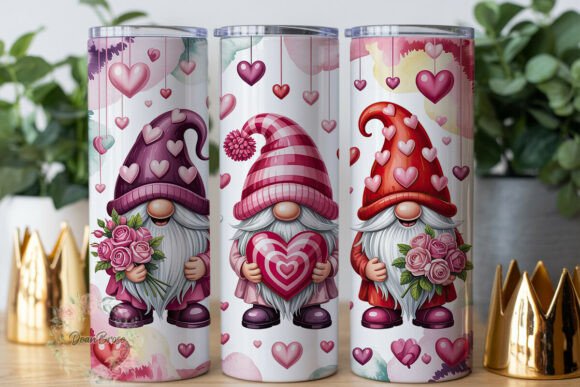 Valentine Gnomes Hearts Tumbler: A Designer's Review